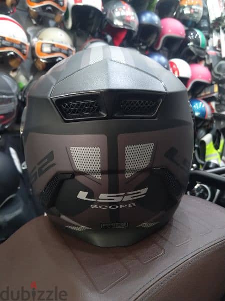 helmet Ls2 Scope modular duel visor weight 1750 size xL 4