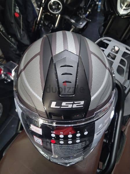 helmet Ls2 Scope modular duel visor weight 1750 size xL 6