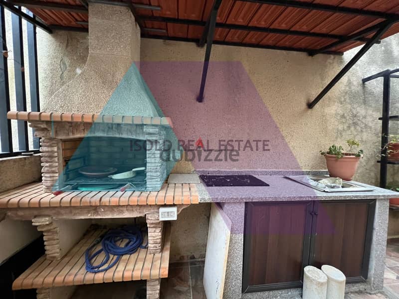 Fully decorated 117m2 apartment +45 m2 terrace for sale in Halat/Jbeil 1