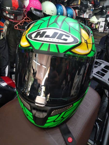 helmet HJC RPHA10-plus Jorge Lorenzo Green Mamba weight 1300 (used) 11