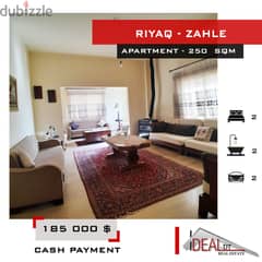 Apartment for sale in Zahle - riyaq 250 sqm ref#ab16036