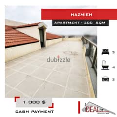 Apartment for rent in Hazmieh 200 sqm ref#aea16053