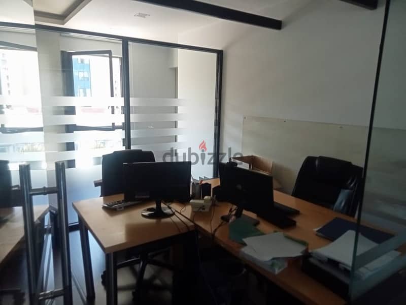 150 Sqm | Decorated & Furnished Office For Rent In Achrafieh , Sassine 1