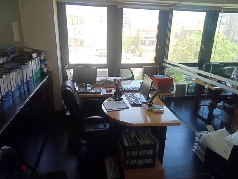 150 Sqm | Decorated & Furnished Office For Rent In Achrafieh , Sassine 2