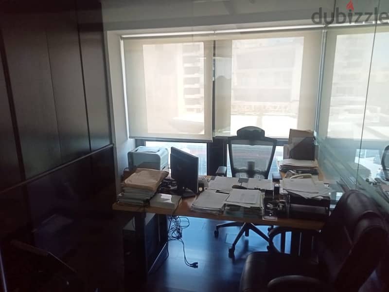 150 Sqm | Decorated & Furnished Office For Rent In Achrafieh , Sassine 3