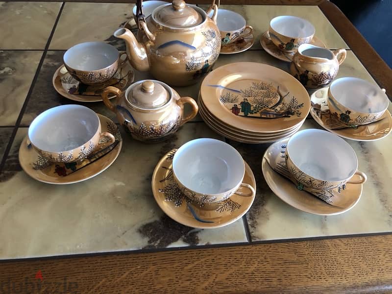 طقم شاي صيني ياباني 25pcs maruku china(made in japon) 3