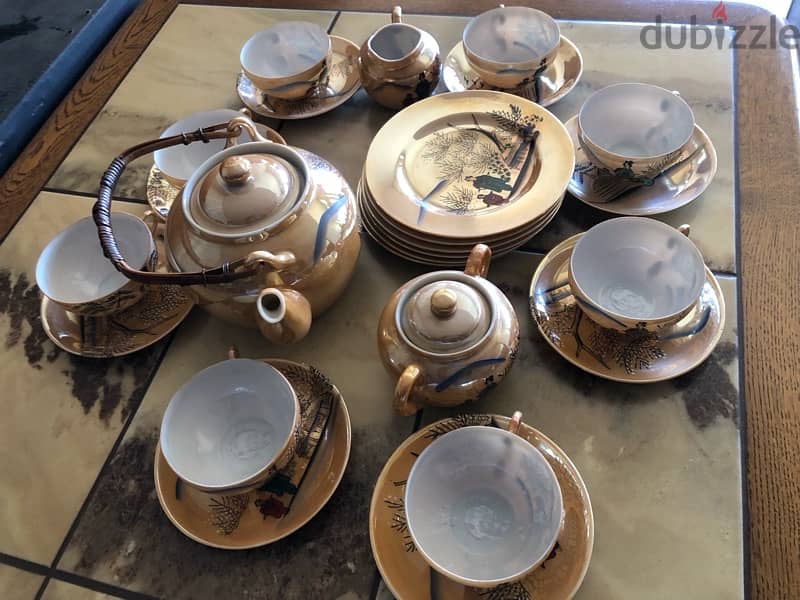 طقم شاي صيني ياباني 25pcs maruku china(made in japon) 7