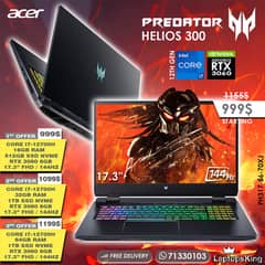 Acer Predator Helios 300 i7-12700h Rtx 3060 144hz 17.3" Gaming Laptop