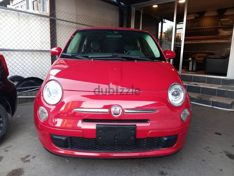 Fiat 500 2015, Red color 2