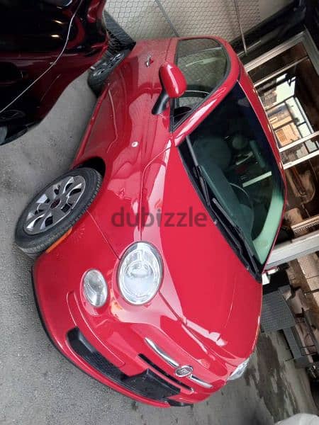 Fiat 500 2015, Red color 3