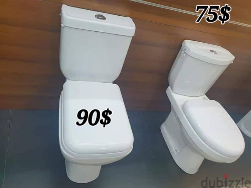 طقم حمام TOYO(كرسي + مغسلة) bathroom toilet seat and sink 6