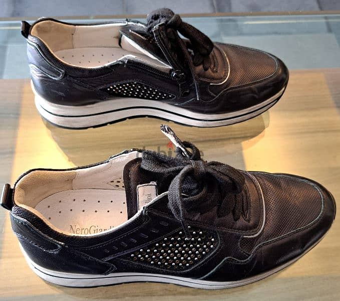 Shoes nero Giardini used made in Italy N. 36  b. ashrafiye 5$ 03723895 3