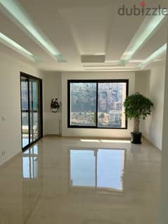 150 SQM Apartment in Mansourieh, Metn with Mountain and Valley View 0