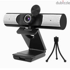 AIRCOVER 1080P Webcam with Stereo Mic, Speaker/3$ delivery