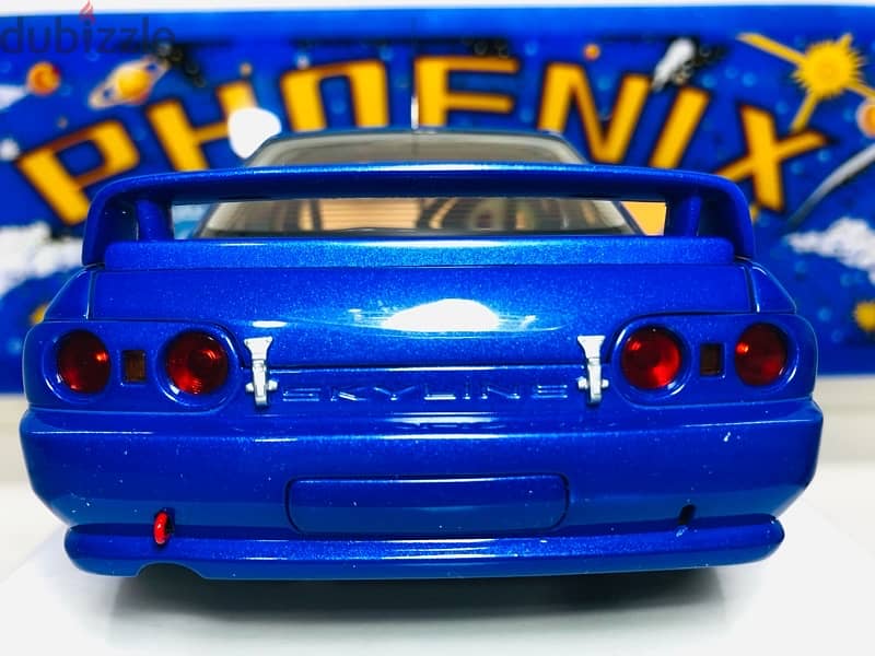 1/18 diecast Autoart Nissan Skyline GT-R (R-32) Rare Black Rims NEW 11