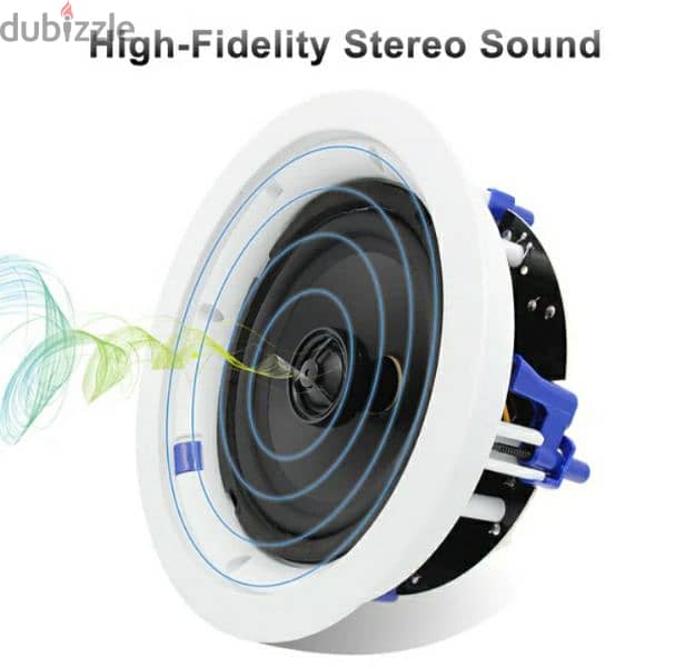 HERDIO 6.5" Ceiling Speakers &  Bluetooth 320 Watts 2-Way/3$ delivery 9