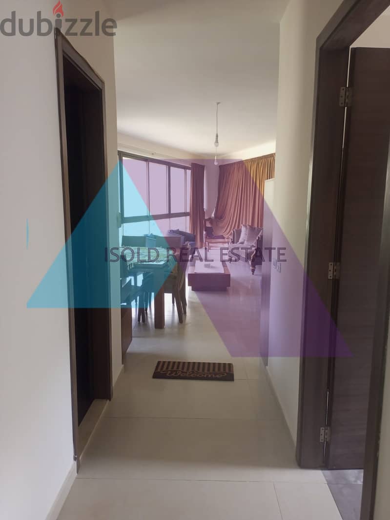 Furnished 250m2 duplex apartment+open mountain view for rent in Ghazir 6