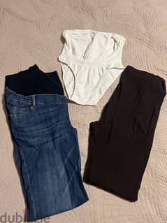 pregnancy jeans , fuseau size M, culotte new