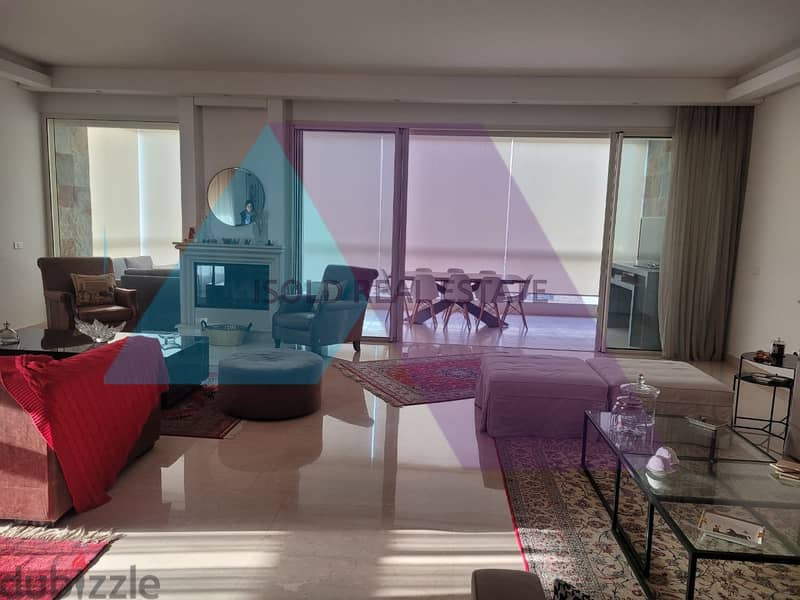 LUX Furnished 400 m2 apartment+ panoramic view for sale in Mar Takla 1