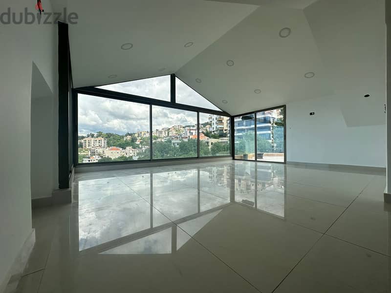 Cornet Chahwan | Brand New 2 Bedrooms Rooftop + Terrace | Open View 1