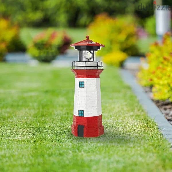 german store solar lighthouse 28cm 2