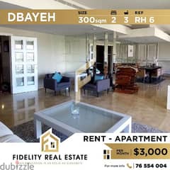Apartment for rent in Dbayeh RH6