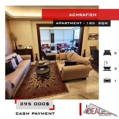Apartment for sale in Achrafieh 185sqmشقة للبيع في الأشرفيةref#kj94099