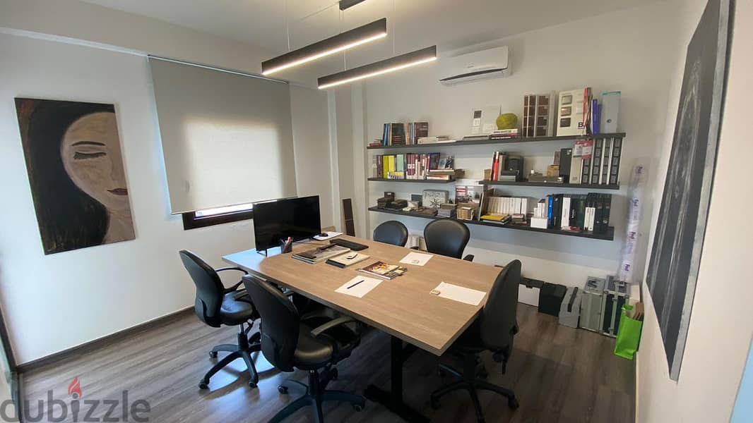 L15200-Furnished Office for Rent In Mansourieh 3
