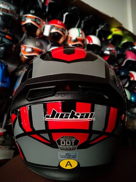 helmet Jiekai modular certified DOT duel visor, sizes  M , L , XL ,XXL 7
