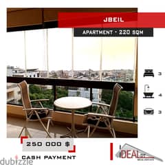 Apartment for sale in Jbeil 220 sqm ref#jh17314