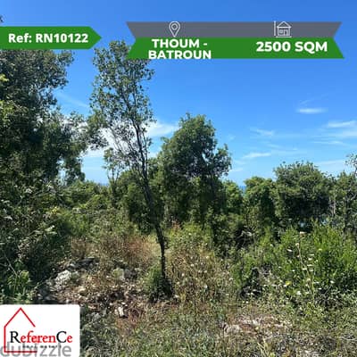 Land for Sale in Thoum-Batroun ارض في طحوم البترون