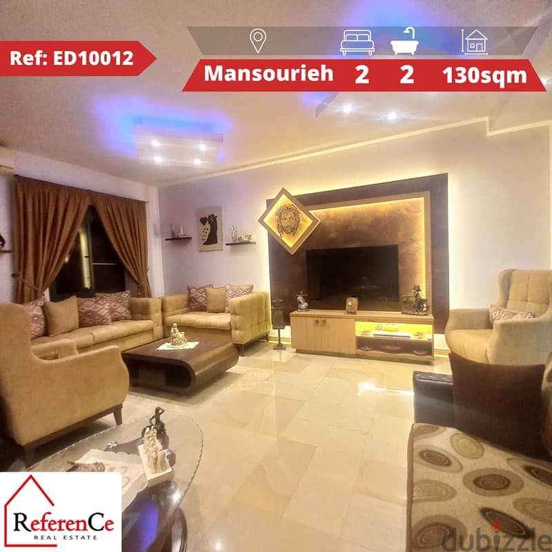 Great Apartment located in Mansourieh شقة رائعة تقع في المنصورية 0