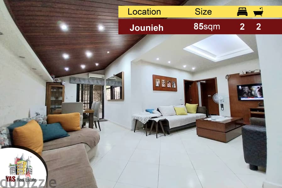 Jounieh 85m2 | Luxury Flat | Decorated | Ideal Location | View | IV | 0