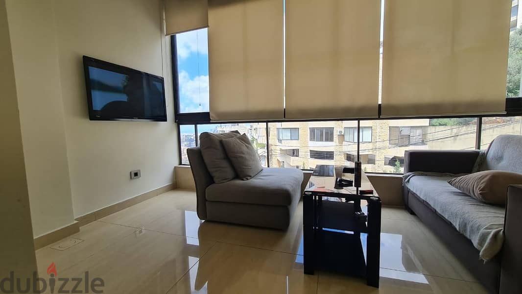 Furnished & Decorated Apartment with 2Bedrooms for rent in Mansourieh 7