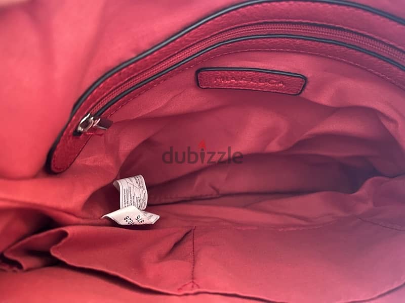 MIA & LUCA Red Leather Crossbody Bag 2