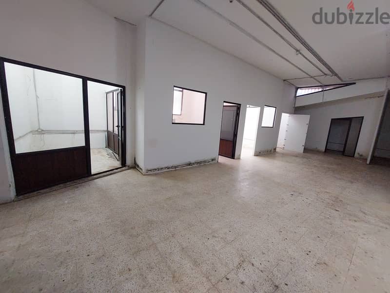 625 SQM Prime Location Warehouse in New Rawda, Metn 0