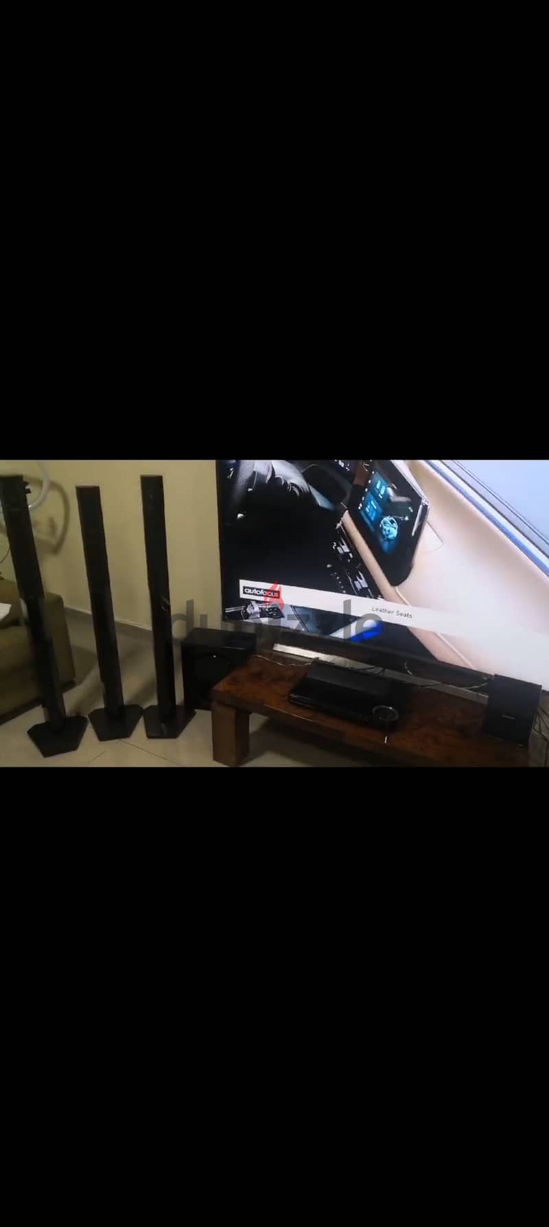 Samsung tv 78 inch Curve + Surround System 7.1 1