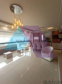 A decorated 160 m2 apartment having an open view for sale in Achrafieh