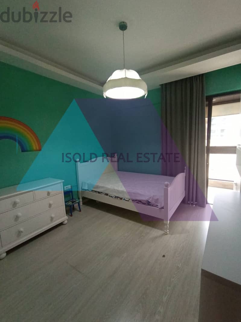A decorated 160 m2 apartment having an open view for sale in Achrafieh 5