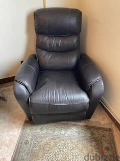 Living room with a recliner