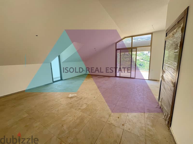 Brand new 225 m2 duplex apartment+ Panoramic view for sale in Kfarhbab 8