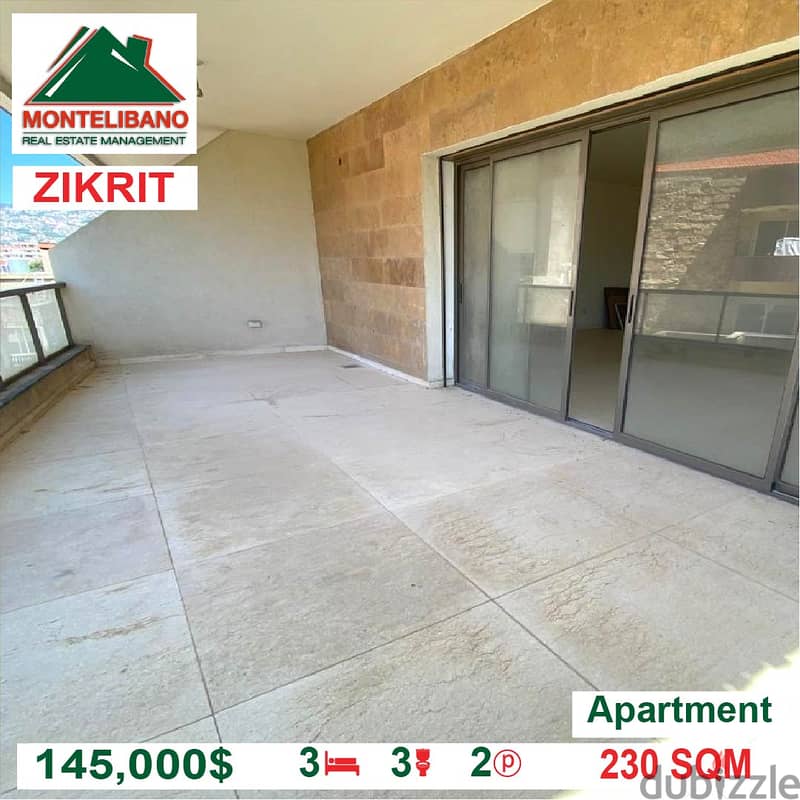 145,000$ Cash Payment!! Apartment for sale in Zikrit!!! 1