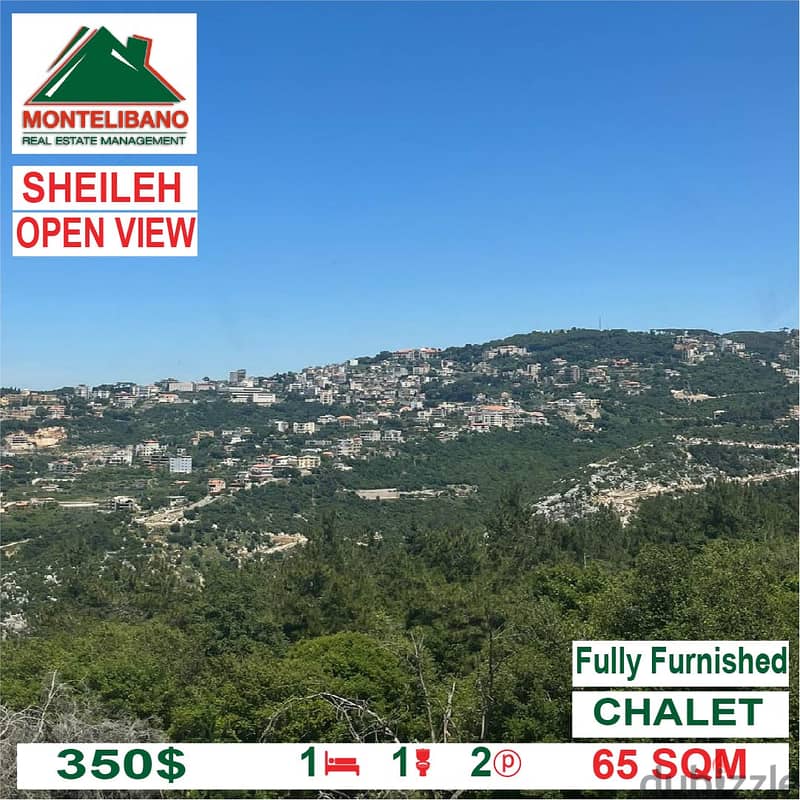 350$ Cash/Month!! Chalet For Rent In Sheileh!! Open View!! 0