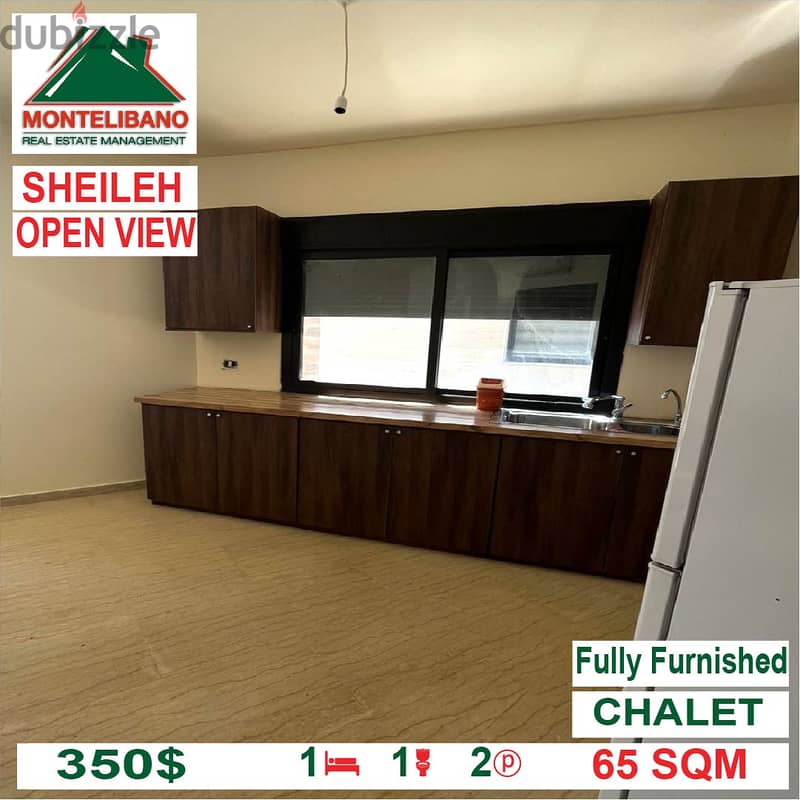 350$ Cash/Month!! Chalet For Rent In Sheileh!! Open View!! 3