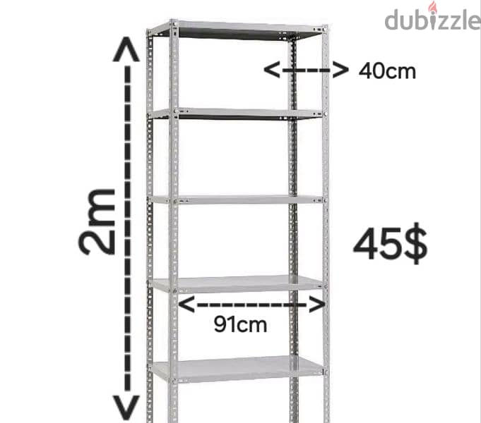 stand with shelves , storage warehouse, cave  -- ستاند  زوايا  مع رفوف 1