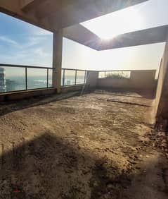 630 SQM Duplex in Rabieh with Breathtaking Sea & Mountain View