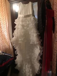 wedding dress فستان لبيض 0
