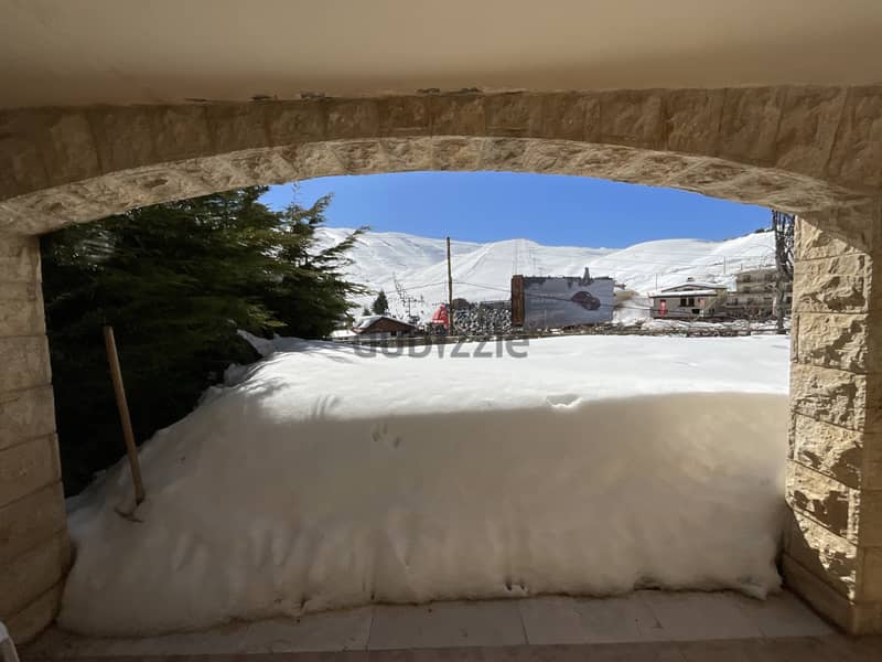 Fully furnished chalet, Faraya, facing the slopes, with garden 16