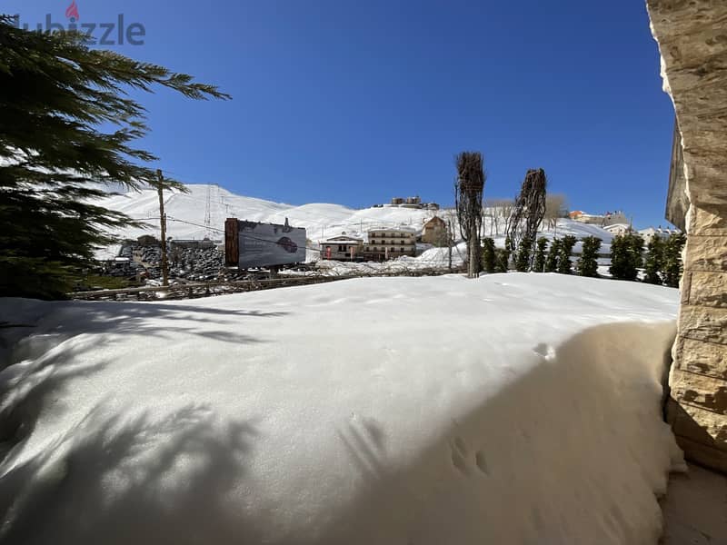 Fully furnished chalet, Faraya, facing the slopes, with garden 17