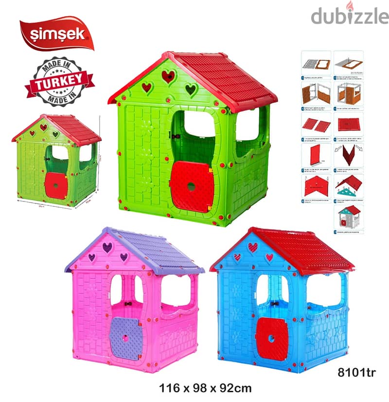 Simsek Lightning Plastic Play House 0